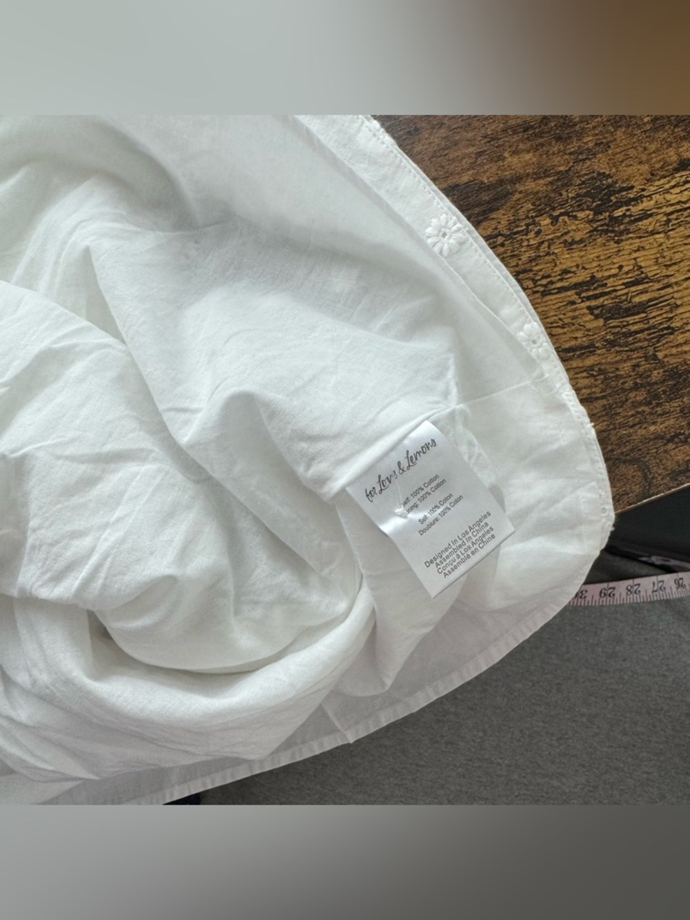 For Love And Lemons Marlow Mini Dress M Bridal Bachelorette - Picture 8 of 8